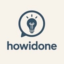 HowIDone logo