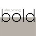 Whispering Bold logo