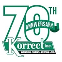 Korrect Plumbing logo