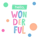 Hello Wonderful logo