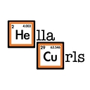 Hella Curls logo