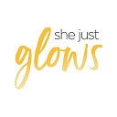 She Just Glows logo
