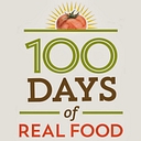 100 Days of Real Food logo